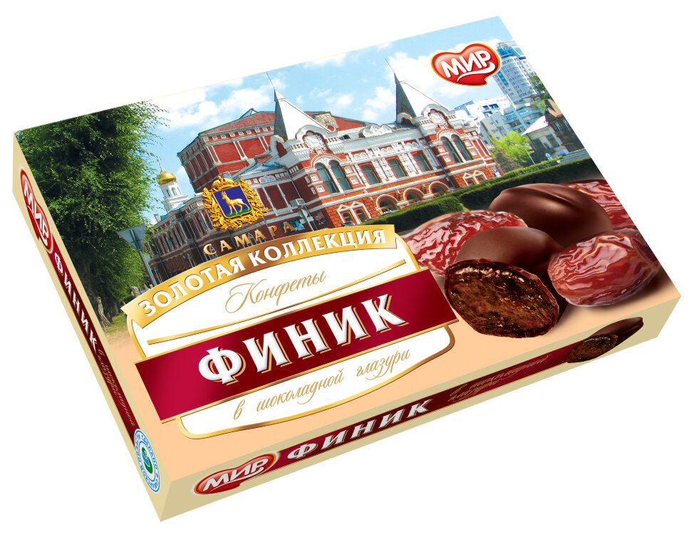  КФ МИР Финики в шоколадной глазури 160г  в Нижнекамске