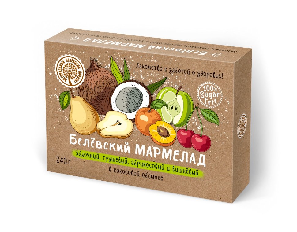  Мармелад белевский на фруктозе 240г  в Нижнекамске